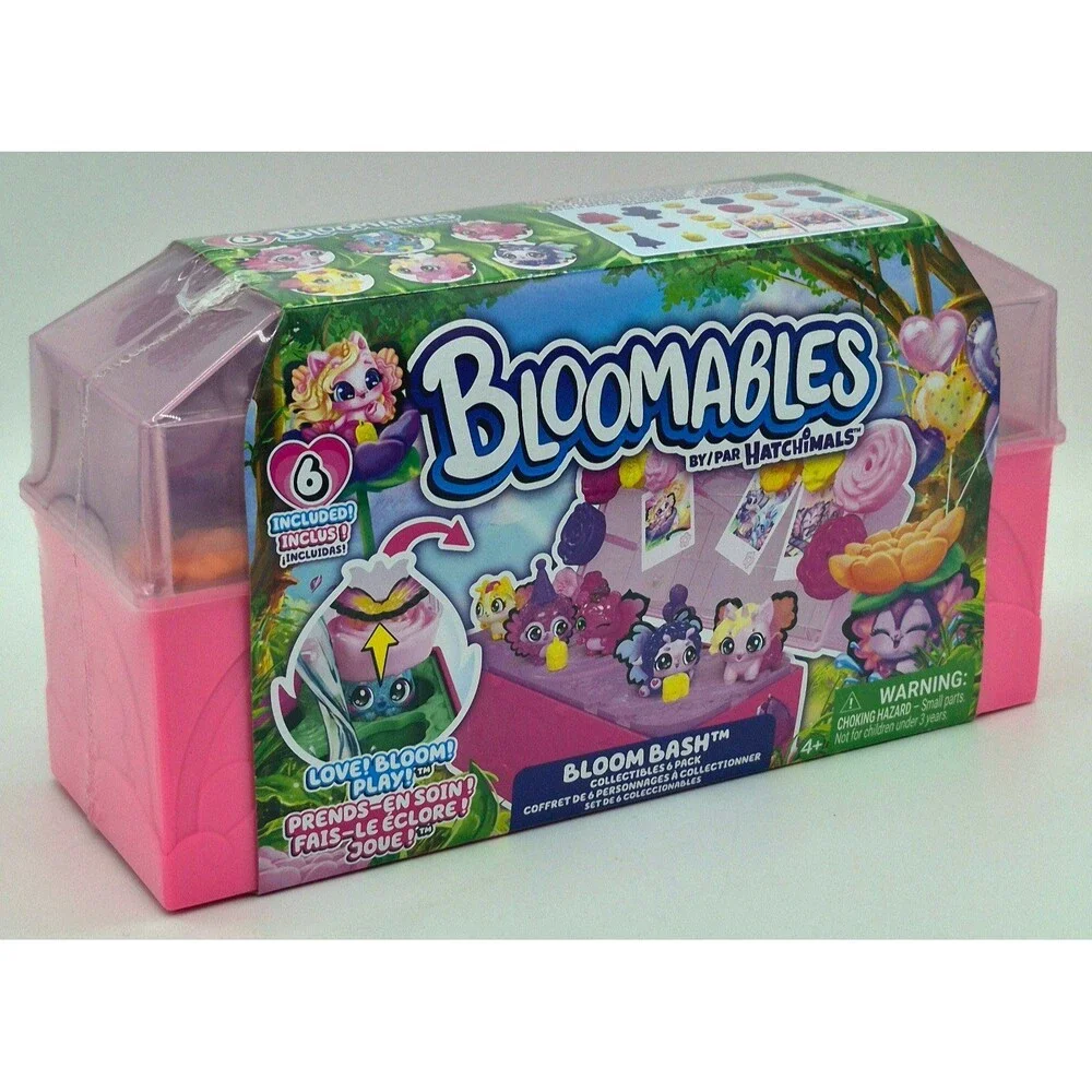 Bloomables by Hatchimals Bloom Bash 6-Pack Terrarium Playset NEW